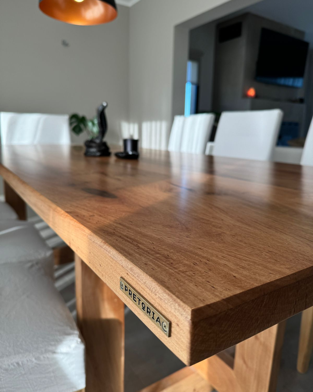 MESA PATAS RECTANGULARES DE MADERA - Imagen 6