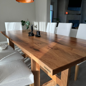 MESA PATAS RECTANGULARES DE MADERA