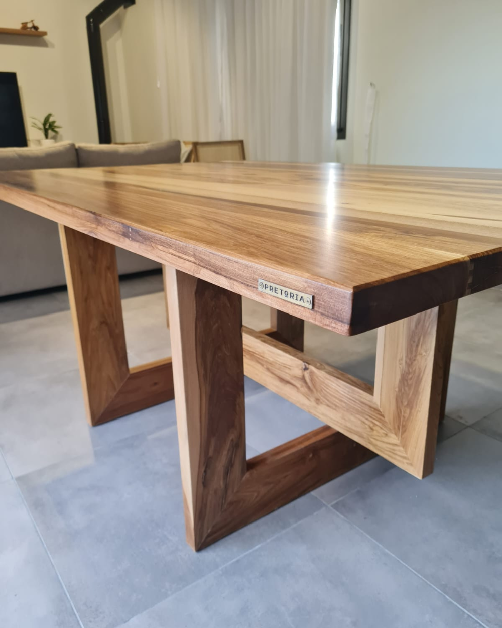 MESA PATAS RECTANGULARES DE MADERA - Imagen 14