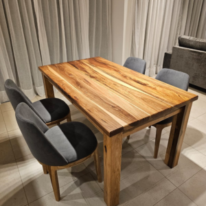 MESA PATAS RECTAS DE MADERA