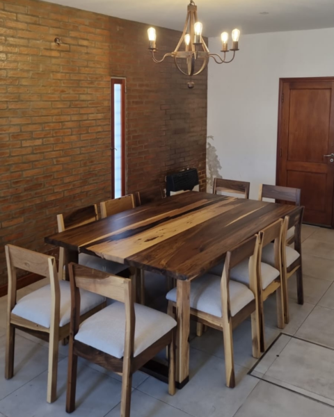 Mesa Patas U de Madera