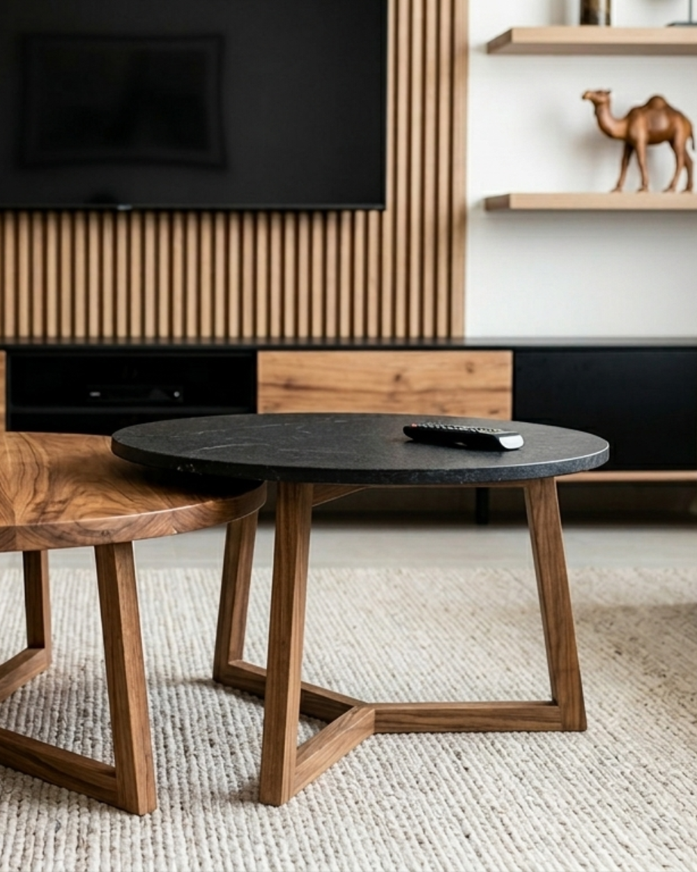 MESA RATONA COMBO MARMOL + MADERA - Imagen 3